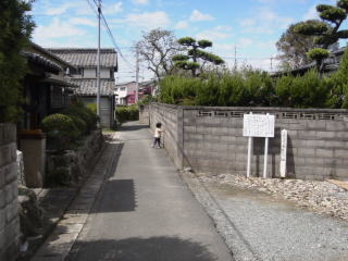 家老・立花兄弟の生家跡